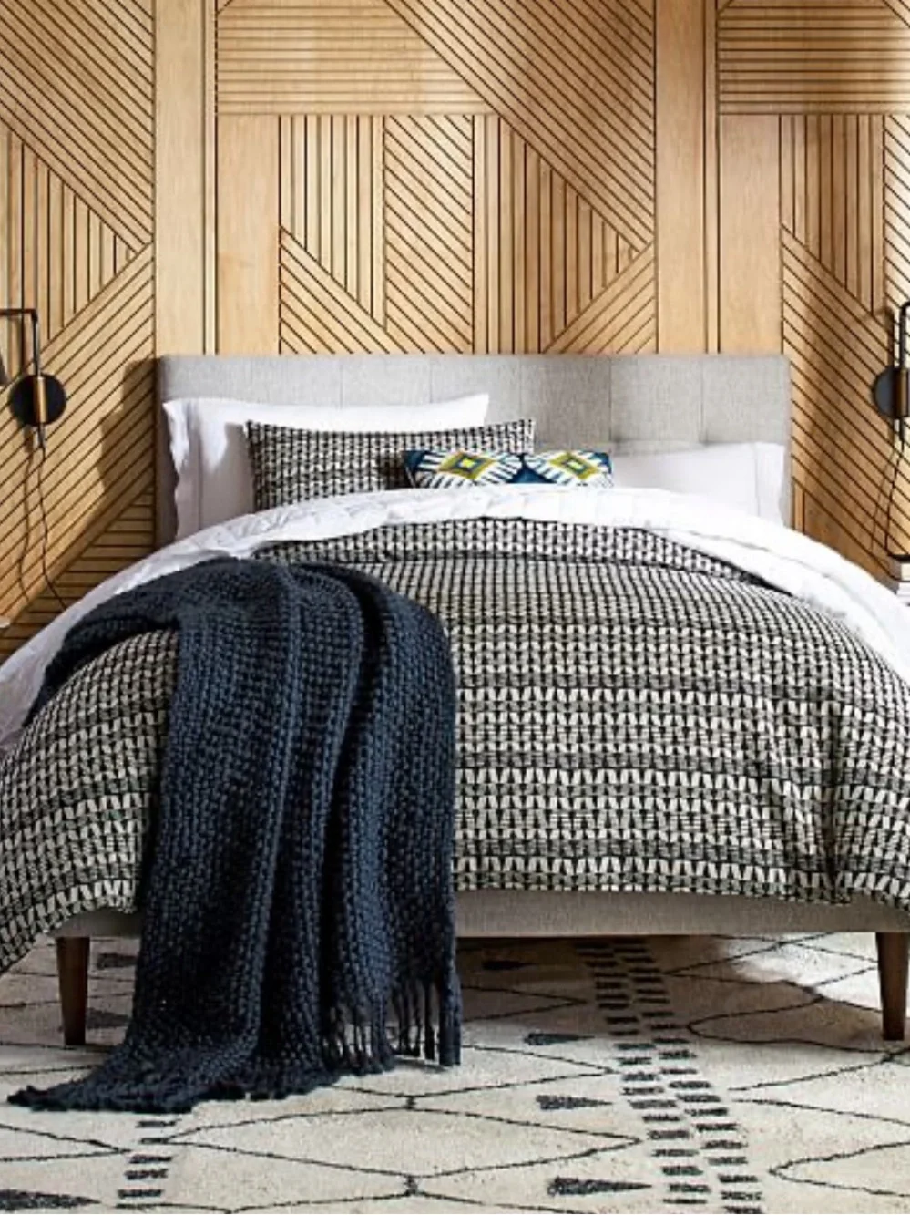 West Elm Duvet Cover & Euro Sham
